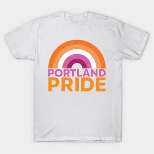 Portland Oregon Pride Festival - Lesbian Rainbow - Vintage T-Shirt